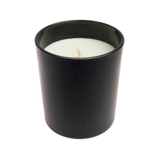 Large Glass Soy Candles Black